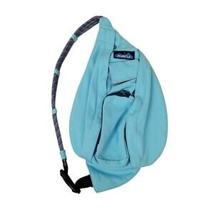 Kavu Mini Rope Sling Bag Crossbody Casual Outdoor Travel Day Pack Malibu Blue